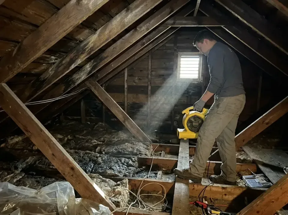 attic-water-damage-drying-proc-007 — frequently asked questions, Emergency Water Extraction & 24/7 Flood Response in Stanley…